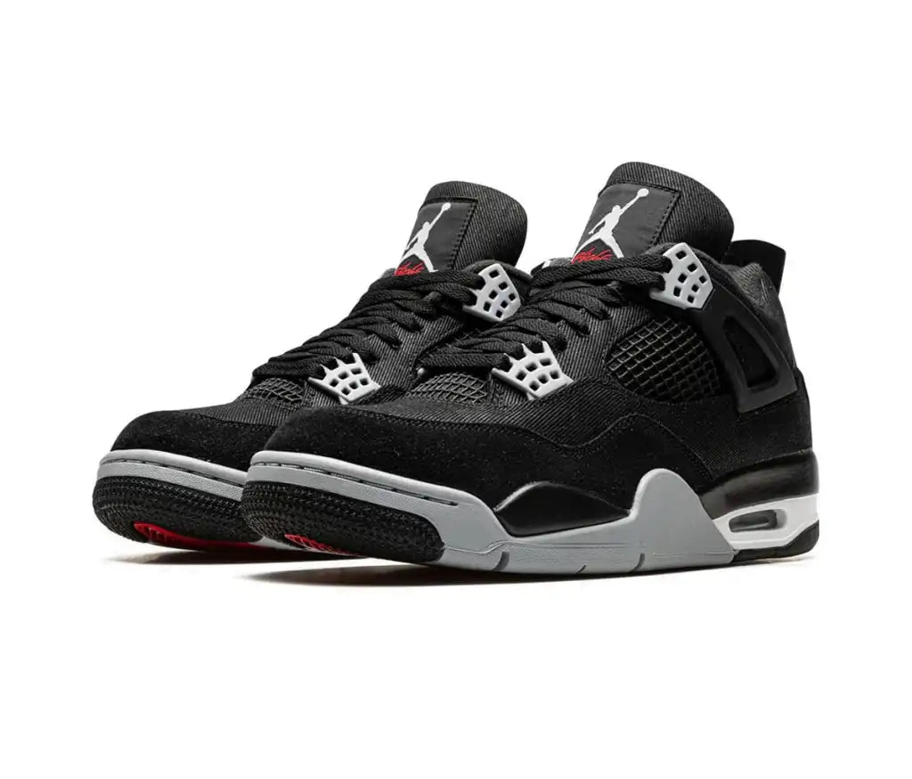 Air Jordan 4 Retro Black Canvas