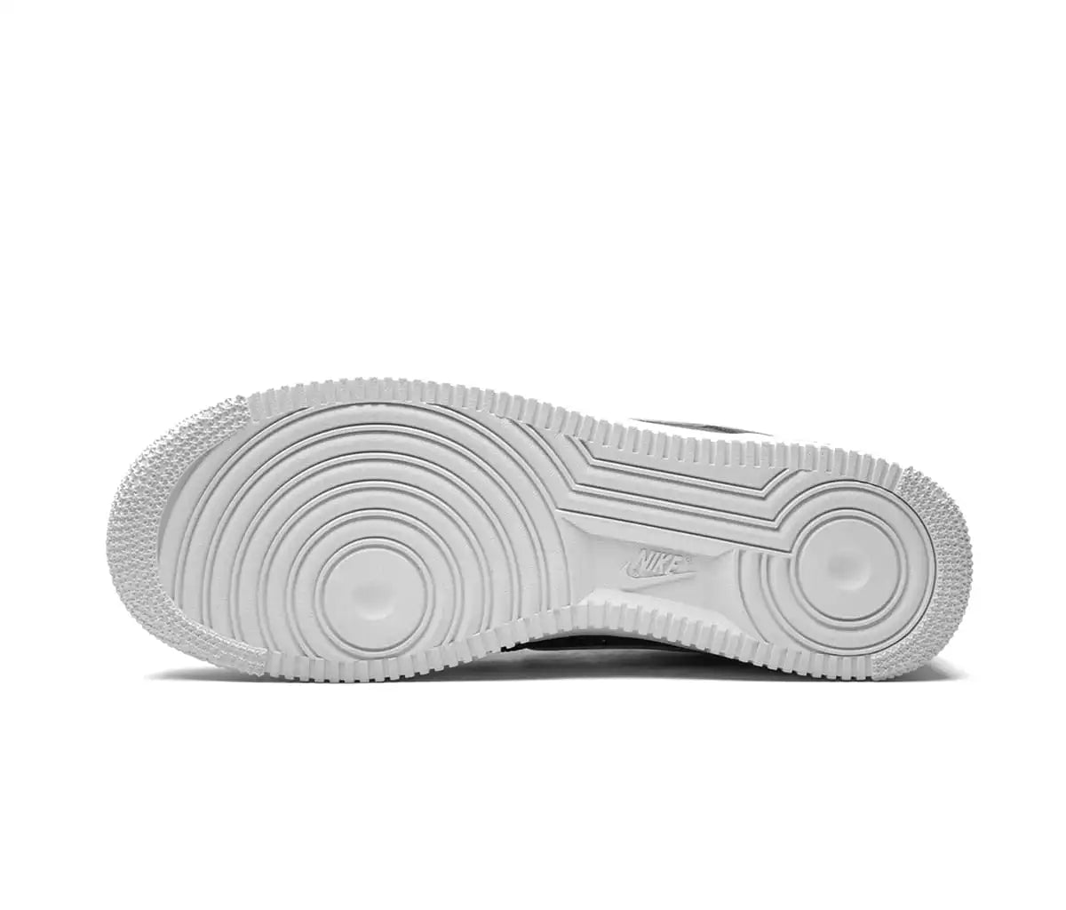 Nike Air Force 1 Low Black White Pebbled Leather (GS)