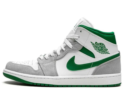 Air Jordan 1 Mid Grey Green