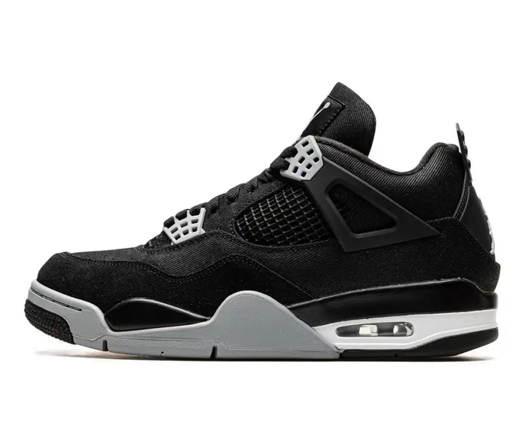 Air Jordan 4 Retro Black Canvas