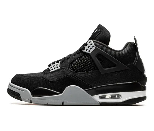 Air Jordan 4 Retro Black Canvas