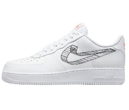 Nike Air Force 1 Low 3D Swoosh Total Orange